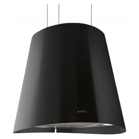 Elica Juno BL/F/50. Potenza massima di estrazione: 620 m³/h, Tipo di estrazione: Filtrante, Classe di efficienza dinamica del fluido: A. Tipo: Sospeso, Colore del prodotto: Nero, Tipo... - PRF0071970D