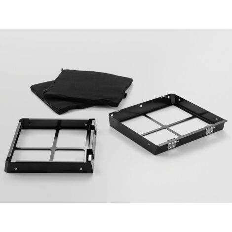 Elica KIT0160440. Tipo: Filtro per cappa aspirante, Colore del prodotto: Carbonio, Materiali: Carbonio. Compatibilità marca: Elica. Larghezza: 290 mm, Profondità: 280 mm, Altezza: 40 mm. Quantità p...