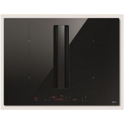 Elica NikolaTesla Alpha B BL/A/60 Schwarz Integriert 60 cm Zonen-Induktionskochfeld 4 Zone(n) Integrierte Haube