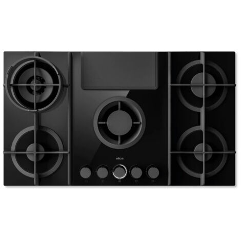 Elica NikolaTesla Flame EVO BL/A/88. Colore del prodotto: Nero, Posizionamento dell'apparecchio: Da incasso, Dimensione della larghezza del piano cottura: 88 cm. Tipo di controllo: Man... - PRF0196341