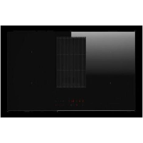 Elica NIKOLATESLA PRIME S BL/F/83 Piano Induzione con Cappa Filtrante Integrata Vetro Nero e Ghisa Classe A