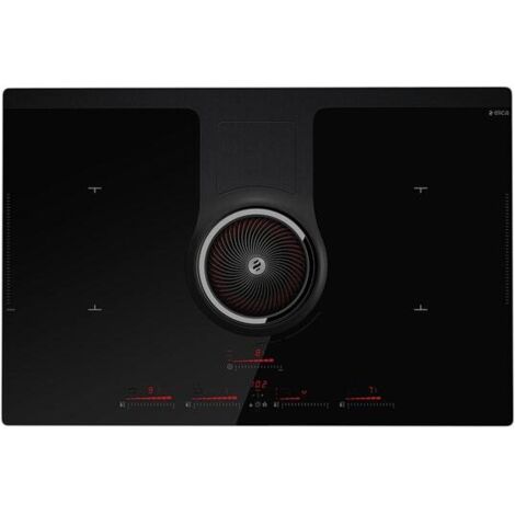 Elica – Plaque à induction 83 cm avec hotte intégrée – 4 zones de cuisson – Extraction 647 m³/h – Commande tactile