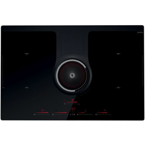 Elica – Plaque induction 4 foyers 7400W – Largeur 940mm – Vitrocéramique – Aspiration intégrée – Débit d'air jusqu'à 480 m³/h – PRF0120978
