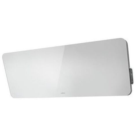 Elica PRF0038251A TIFFANY WH-F-110 - Cappa a parete filtrante 110 cm, 625 m³-h, Classe B, 45 dB, Controllo touch, 3 velocita', Filtro antigrasso in alluminio, Illuminazione LED 2x6 W, Vetro Bianco
