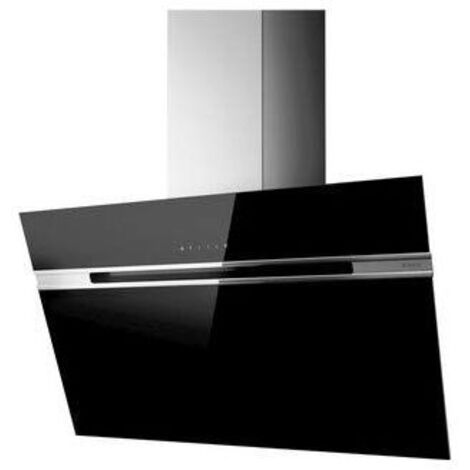 Elica PRF0100991 STRIPE BL-A-90-LX - Cappa a parete aspirante 90 cm, 757 m³-h, Classe B, 65 dB, Controllo touch, 4 velocita' (3 + intensiva), Doppia aspirazione (inferiore e frontale), Illuminazione L