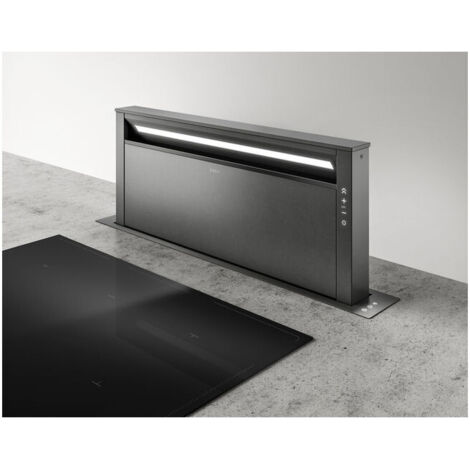 Elica PRF0162866. Potenza massima di estrazione: 750 m³/h, Tipo di estrazione: Aspirante, Emissione acustica: 62 dB. Tipo: Semintegrato (semincassato), Colore del prodotto: Nero, Materiale della sc...