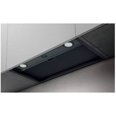 Elica – PRF0172166 – Hotte encastrable 60 cm noir mat – Groupe filtrant – Pour cuisines ouvertes – Puissance 300m³/h – Classe énergétique A