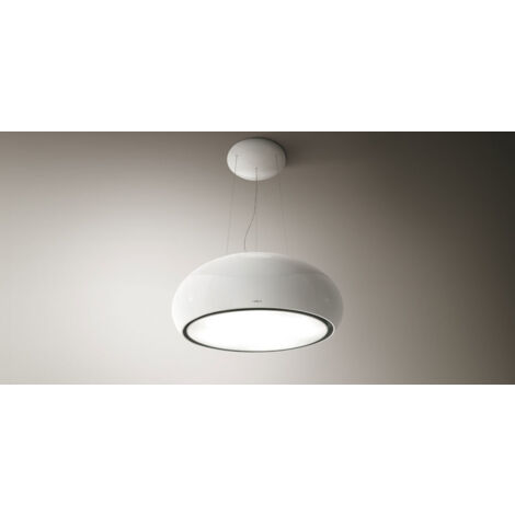 Elica Shell WH/F/80. Potenza massima di estrazione: 500 m³/h, Tipo di estrazione: Filtrante, Rumorosità (velocità bassa): 42 dB. Tipo: Sospeso, Colore del prodotto: Bianco, Posizione ... - PRF0024262A