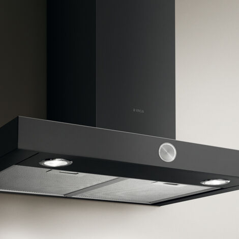 Elica Shire BK/A/60. Tipo di estrazione: Aspirante, Emissione acustica: 60 dB, Distanza minima dal piano cottura elettrico: 55 cm. Tipo: Cappa aspirante a parete, Colore ... - PRF0119819 - PRF0097782A