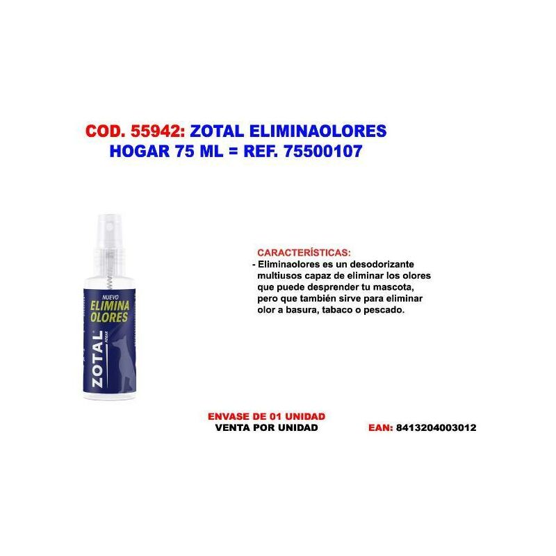 

zotal eliminaolores hogar 75 ml 75500107 - Mibricotienda