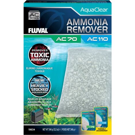 Eliminador de amoniaco para filtro AquaClear Fluval AC - Pack de 1