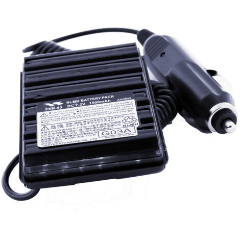Eliminador de batería para FT-60, FT-60R, FT-250, FT-250R, VX-110, VX-120, VX-150, VX-160, VX-170, VX-180, VX-210, VX-246, VX-400, VX-410, VX-414, VX-417, VX-420A, VX-424, VX-427, VX-428, VX-800V, VX-