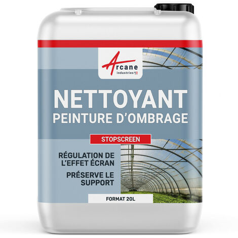 Elimination totale des peintures d'ombrage, solution, innovante : Stopscreen - 20 L Liquide Transparent - ARCANE INDUSTRIES