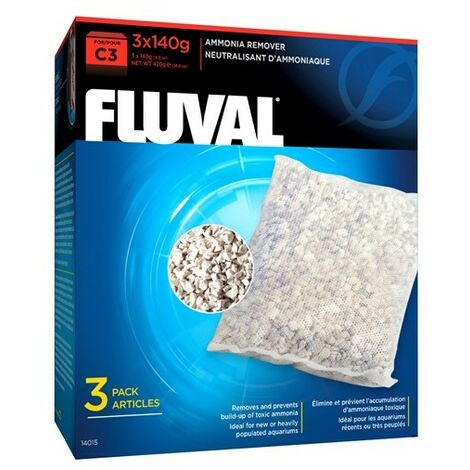 Eliminator di ammoniaca fluvale C3. Sostituzione per il filtro dell'acquario