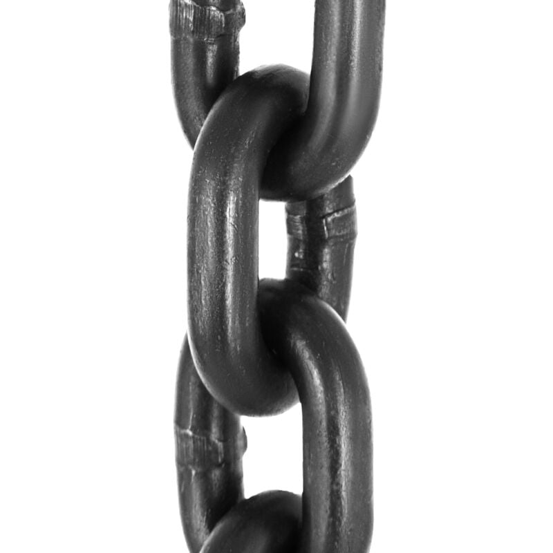 Lingue à chaîne 3/8 po x 5 pi avec crochets, chaînes de levage de moteur G80, capacité de 11 000 lb (5 tonnes) pour levage de moteur avec crochets de