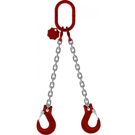 Elingue chaine galva 2-str L 2 m capacité 45-60 2t