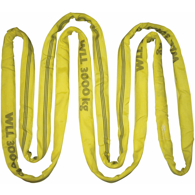 Kerbl - Elingue cravate 3m, jaune