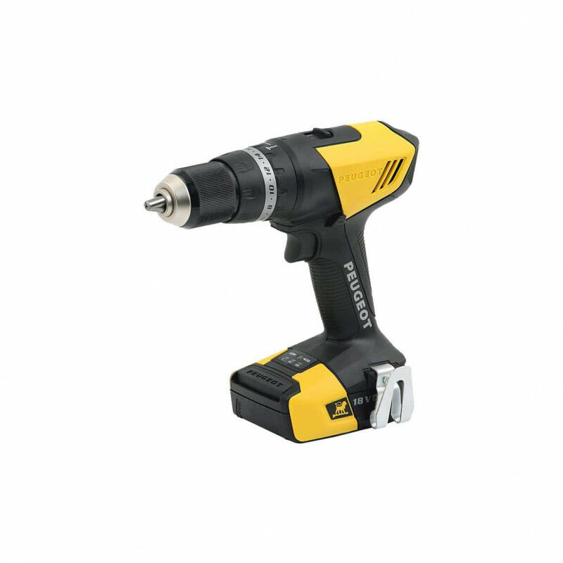 Peugeot Psp - Perceuse à percussion PEUGEOT ENERGYDRILL-18VP20 - 2 batteries 18V 2.0 Ah - 1 chargeur 250314