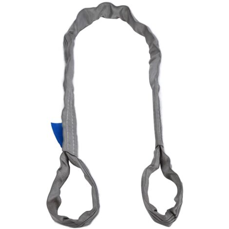 Élingue de levage ronde 4T, Double boucle, sangles flexibles en PES, fournitures de grue, large 85 mm2 mètres