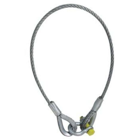 Elingue de sécurité Eurolite 1000x10mm m.Schäkel bis400kg V394111