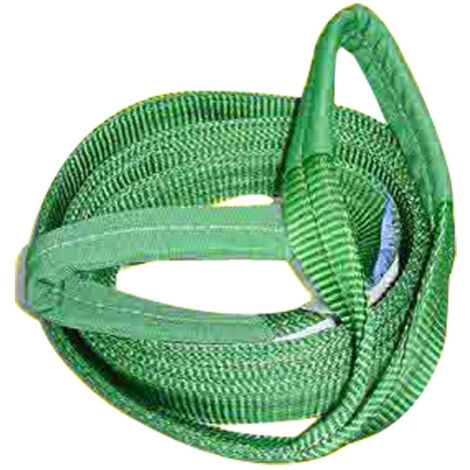 Elingue Plate Verte 2 Boucles 3m 2t