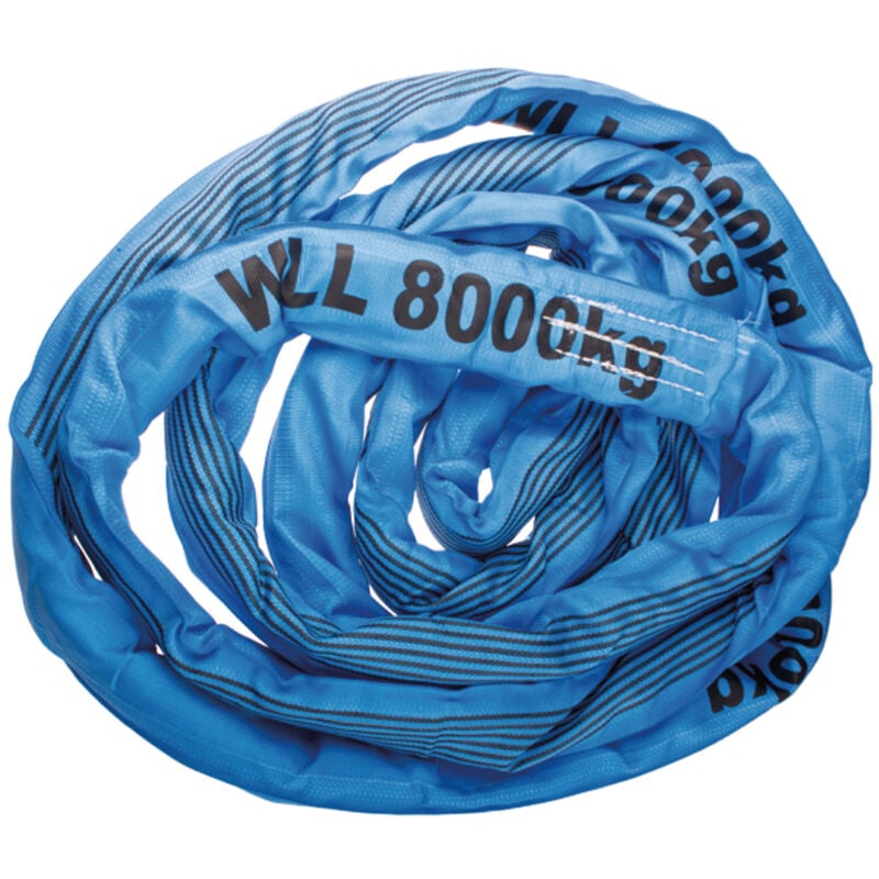 Elingue ronde, Capacité de charge : 8000 kg, circonférence : 8 m