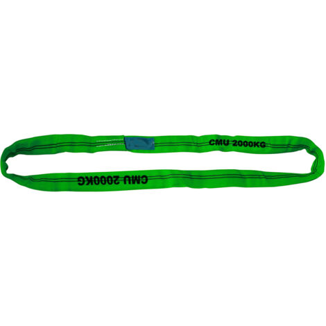 Elingue ronde KRYPTON 2T/4M Vert - R 2 4 - PMS Industrie