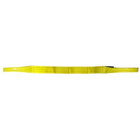Élingue sangle plate catégorie 2 enduction Polyester 3 Tonnes 4 Mètres - PMS INDUSTRIE