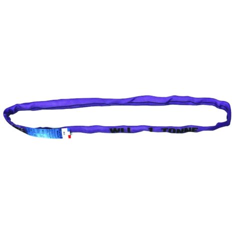 Élingue textile ronde ELRO Charge CMU : 1000 kg 2 mètres Lilas - PMS INDUSTRIE