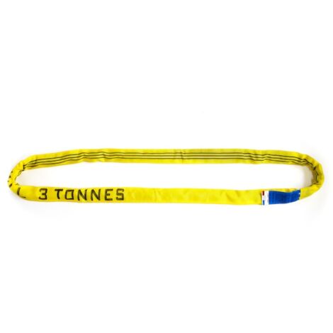 Élingue textile ronde ELRO Charge CMU 3000 kg 4 mètres - PMS INDUSTRIE