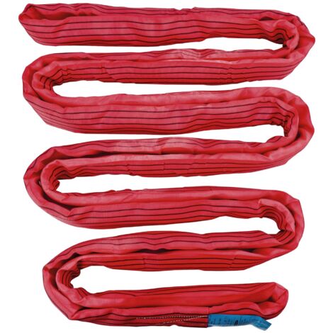 Élingue tubulaire synthétique 5 tonnes – Longueur 4 m – Charge maximale 5 tonnes – Pour levage vertical et applications variées – Ponsa