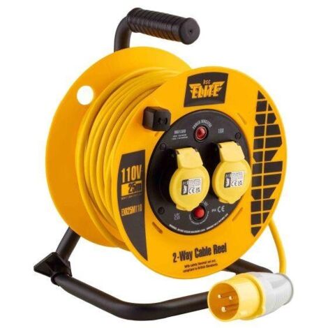 Elite 110 Volt 25 Metre 1.5mm Extension Reel