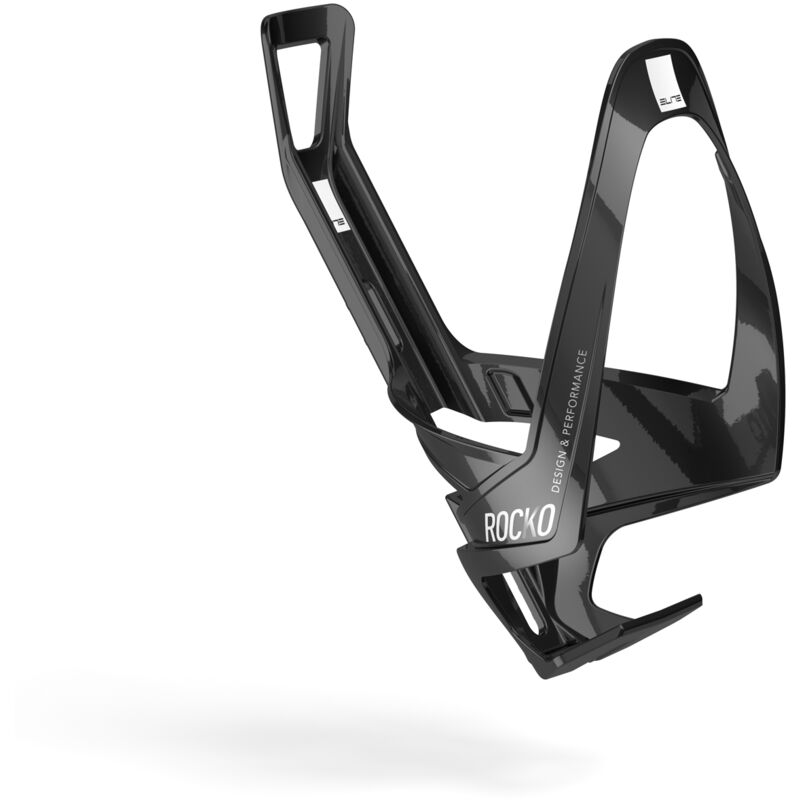 Elite Elite Rocko Carbon Flaschenhalter schwarz-weiß glänzend universal