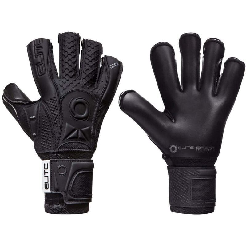 

Guantes de portero Black Solo negro talla 8 - Negro - Elite Sport