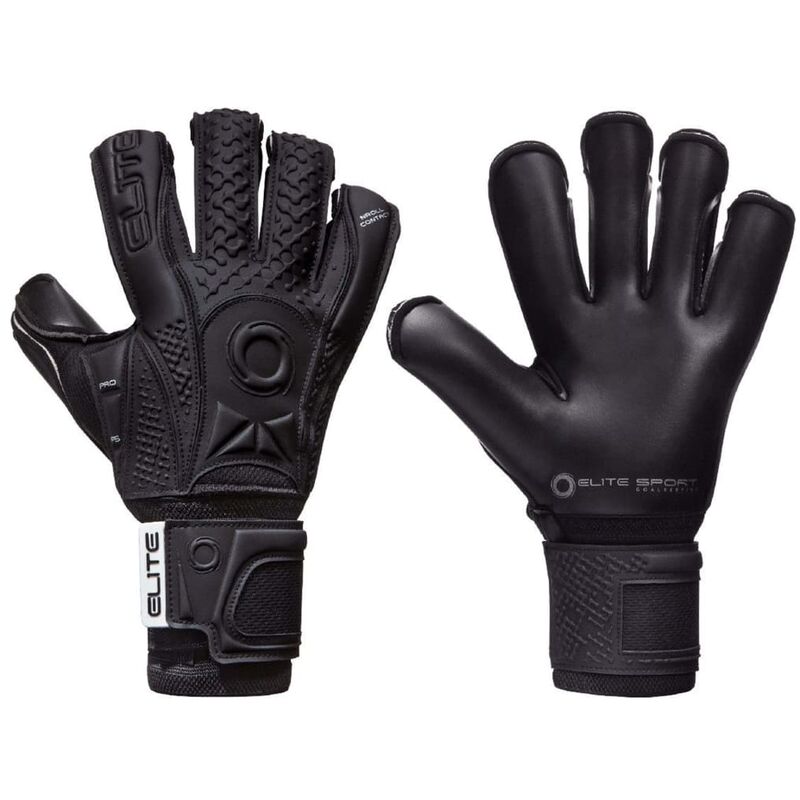 

Guantes de portero Black Solo negro talla 9 - Negro - Elite Sport