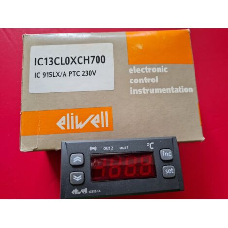 ELIWELL IC915LX/A - 12V DIGITAL THERMOSTAT CONTROLLER NTC PTC -55 to 140°C