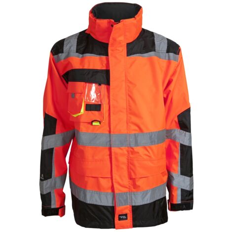 ELKA Visible Xtreme Warnschutz Parka 086004R Orange/Black Gr. 5XL