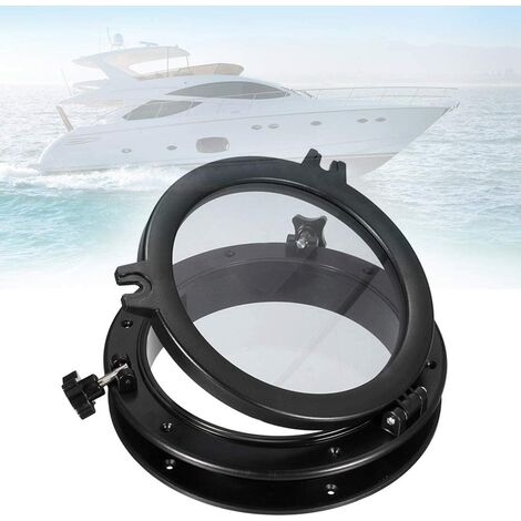 ELLE Hublot de Bateau, Fenêtre Marine de trou de Port, Hublot rond de Remplacement pour Yachts de Bateau, Port Hole Marine/Fenêtre/Hublot