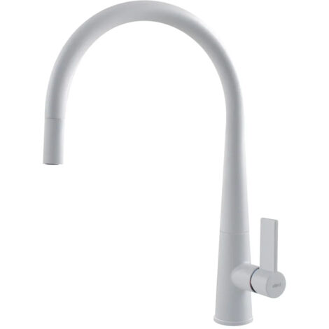 Elleci Athena Plus. Colore del prodotto: Bianco, Materiale del rubinetto: Acciaio inox, Controllo del flusso d'acqua: Leva sanitaria. Altezza (max): 36,8 cm, Peso: 1,56 kg. Peso dell'imb... - MGKATP68