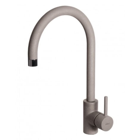Elleci Cloud G43. Tipo di beccuccio: Standard, Colore del prodotto: Grigio, Materiale del rubinetto: Granitek. Altezza sopra la superficie di fissaggio (max): 37,5 cm, Distanza diffusore... - MGKCLO43