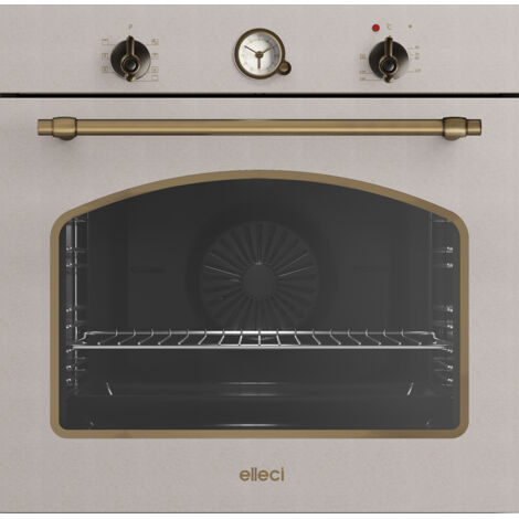 Elleci COUNTRY. Tipo di forno: Forno elettrico, Potenza totale del forno: 2300 W. Posizionamento dell'apparecchio: Da incasso, Colore del prodotto: Beige, Tipo di controllo: Manopola.... - FGCO60151NS
