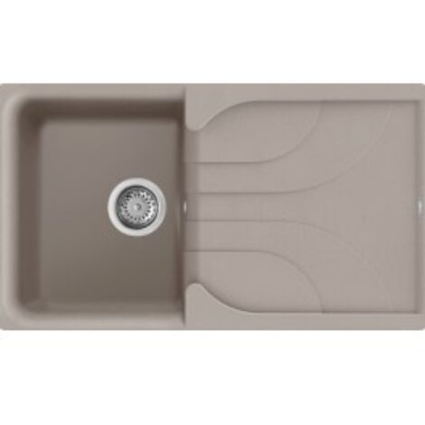 Elleci Ego 400. Tipo di lavello: Lavello montato su piano, Forma del lavandino: Rettangolare, Materiale del lavandino: Granitek. Larghezza: 860 mm, Profondità: 500 mm, Larghezza del comp... - LGE40043