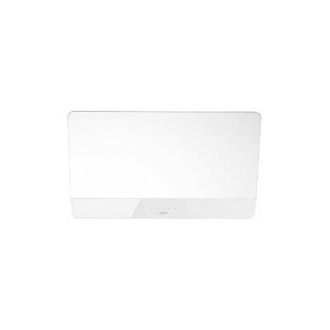 Elleci KKQ80096VST Quadro - Cappa a parete, aspirante, 80 cm, 750 m³-h, Classe A, 65 dB, Touch control, 4 velocita', Booster, indicatore saturazione filtro, LED, Bianco