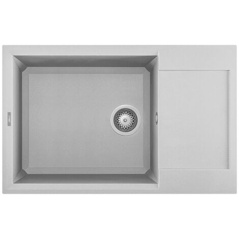 Elleci LMY31079 - Lavello easy 300, 79x50, 1VG, aluminium