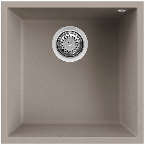 Elleci Quadra 102 Sottotop. Tipo di lavello: Lavello sottopiano, Forma del lavandino: Quadrato, Materiale del lavandino: Granitek. Larghezza: 440 mm, Profondità: 440 mm, Altezza: 200 mm - LGQ10243BSO