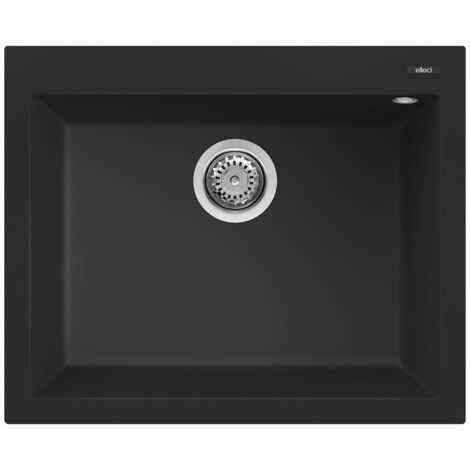Elleci Quadra 110. Tipo di lavello: Lavello montato su piano, Forma del lavandino: Rettangolare, Materiale del lavandino: Keratek plus. Larghezza: 610 mm, Profondità: 500 mm, Altezza: 19... - LKQ11086