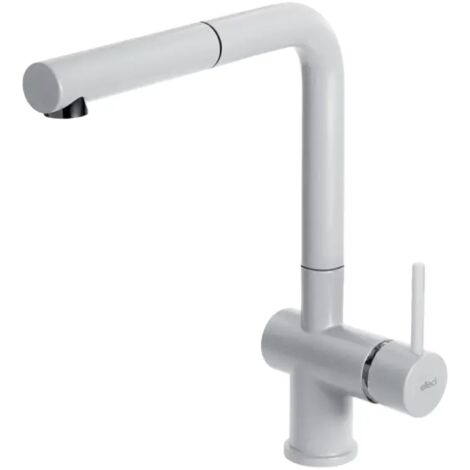Elleci Stream Plus G68. Tipo di beccuccio: Estraibile, Colore del prodotto: Bianco, Materiale del rubinetto: Granitek. Altezza sopra la superficie di fissaggio (max): 31 cm, Distanza dif... - MGKSTP68