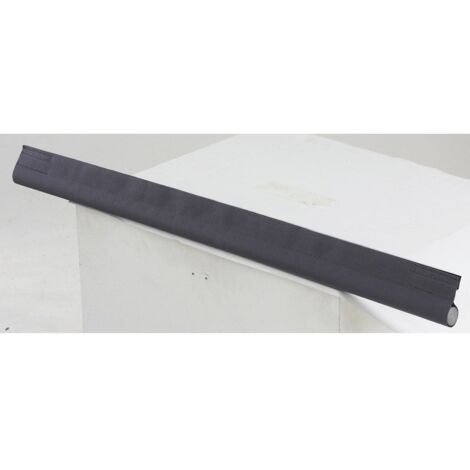 Ellen Bas de porte adhésif en mousse + tissus ELLEN, gris anthracite, 100 cm