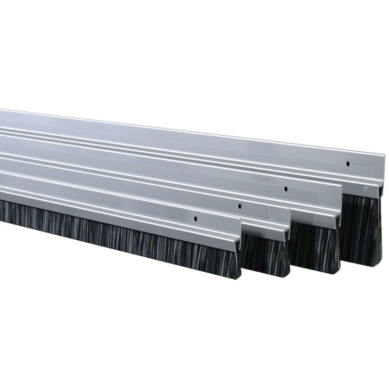 Ellen Soglia in alluminio e nero 100 cm isolamento