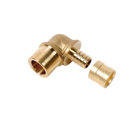 Ellenbogen PER mit Gleitadapter Kupfer/PER Ã˜12 - cu12